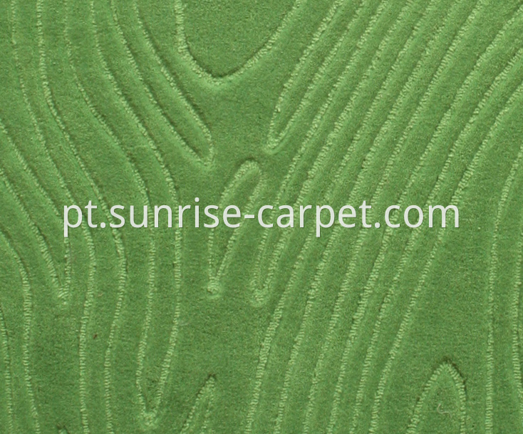 Hand Tufted Carpet Cut Pile and Loop design